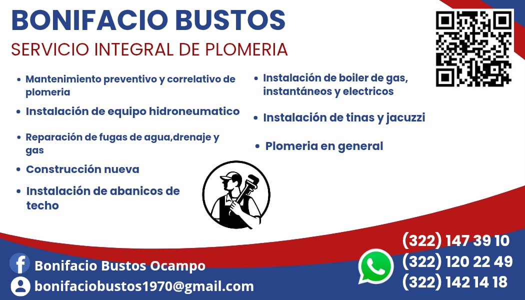 Bonifacio Bustos Plomería