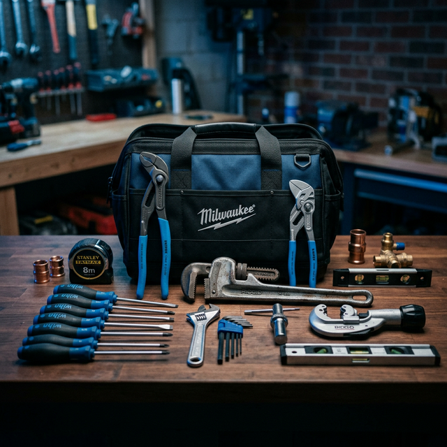 Herramientas profesionales de plomería